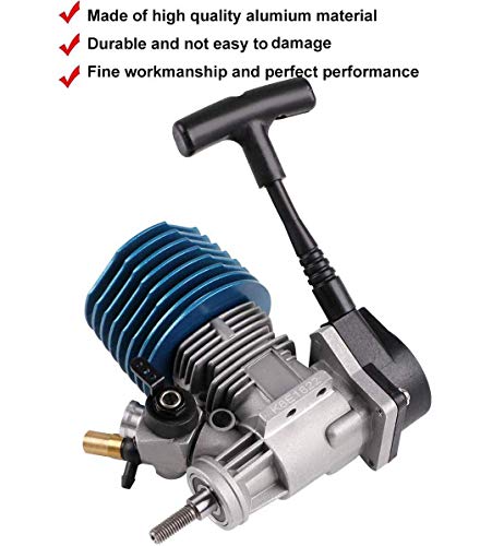 18 RC Car Nitro Engine SH 18 Nitro Engine 36000 RPM 2.74CC with Pull Starter Recoil Start for 1/10 HSP HPI Nitro Buggy Truggy Truck Drift Car - Thumbnail 3