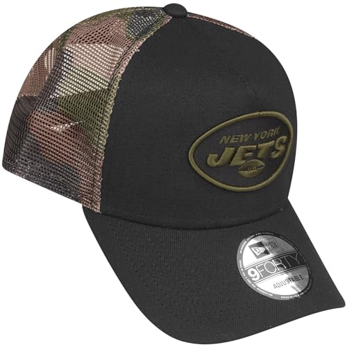 new era snapback trucker cap new york jets wood camo Unique - vue 3