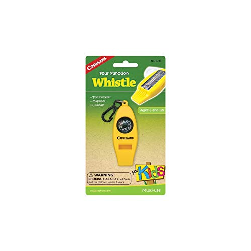 Coghlan's 4 Function Whistle For Kids Camping Gear