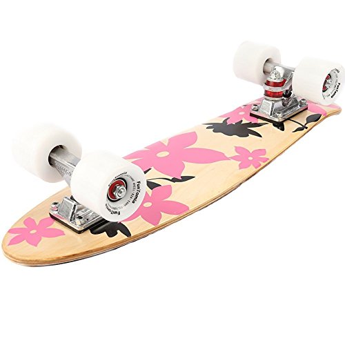 FunTomia® Mini-Board Skateboard 25,5 INCH (65cm) met een Canadees 7-laags esdoorndek/MACH1® ABEC-11 High Speed lagers… - Afbeelding 3