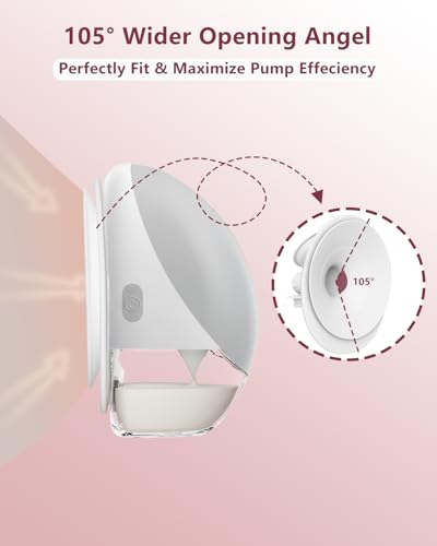 Image of 2pc M9 Upgraded Double-Sealed Flange 24mm Only Compatible with Momcozy Upgraded Mobile Flow M9, 24mm Flange, BPA Free, Comfort Pumping, Not Mom Cozy Original Parts, 2pcs-24mm
