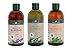 Set di 3 accessori per il bagno di erbe aromatiche, lavanda con oli essenziali di lavanda Herbal Bath Herbamedicus, 3 x 500 ml immagine