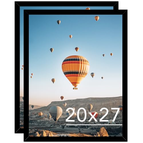 JCJMY 20x27 Picture Frame Set of 2 (Black)