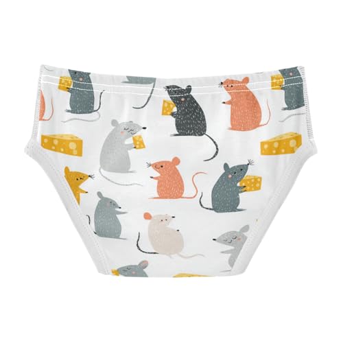 Wusikd Rats Cheese Boys' Underwear Cotton Boys Briefs Soft Toddler Underwear 2T2
