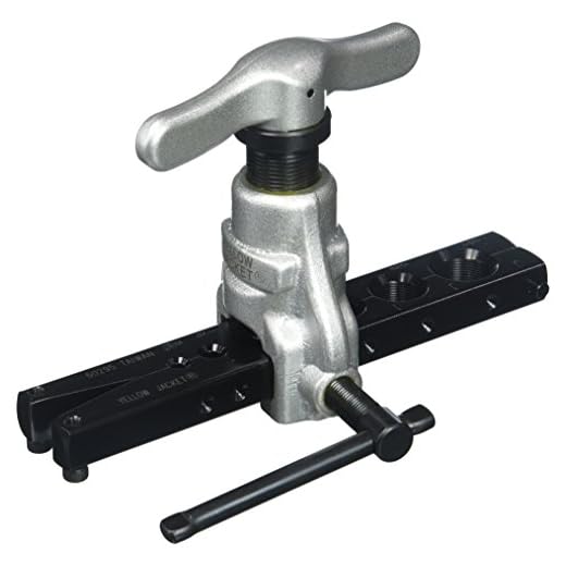 Yellow Jacket 60295 Flaring Tool with Eccentric Cone, 45 DEG, 3/16 to 3/4 in