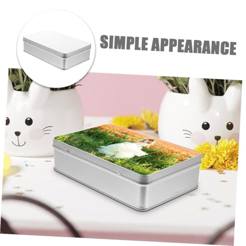 Coffret solide et compact en métal blanc sublimation premium - 7