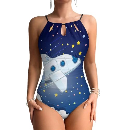 Monokini beachwear lune étoile idéal pour vos vacances à la plage et journées piscine
