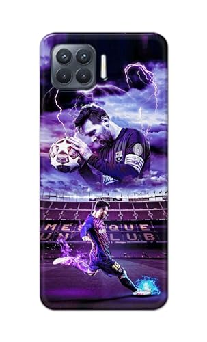 Image of Printed Hard Back Cover Case for Oppo F17 Pro | Oppo A93 4G | Oppo Reno4 F | Oppo Reno 4 F Back Cover (Famous Football Player) -1111