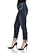 Riders by Lee Indigo Women's Fringe Cuff Boyfriend Jean, Dark wash, 14