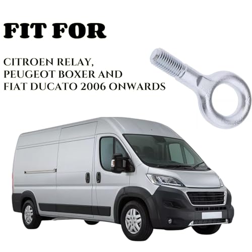 ESMUSSSEIN Stoßstange Haken Schwer Anhängerring für Relay Boxer D-ucato Auto zubehör,Auto Abschlepphaken Kompatibel mit F-I-A-T D-uca-to Wohnmobil 1348135080 674417