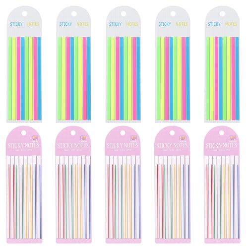 1600 PCS Mahjong Highlighter Strips Transparent Stickers