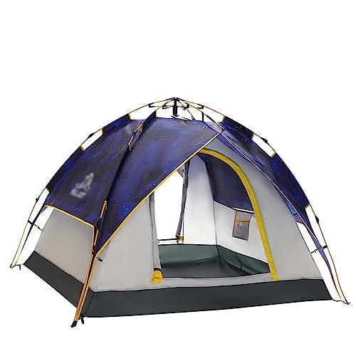 Carpa de campamento BNEI para 4 personas, doble puerta miniatura 1