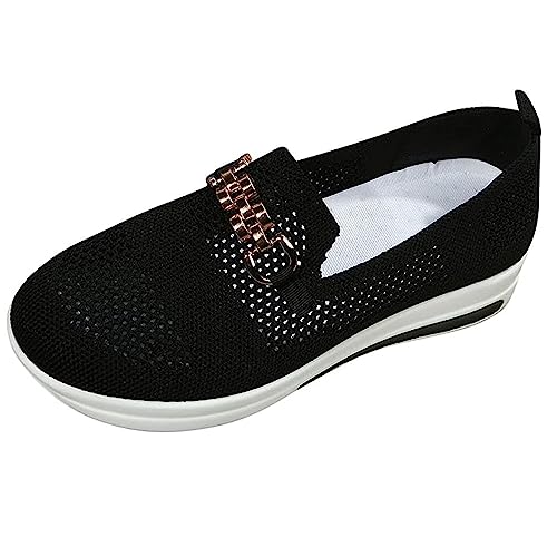 Ladmiple Womens Tennis Shoes Slip on Sneakers Arch Support Non Slip Comfort Walking Workout Gym Running Athletic Shoes