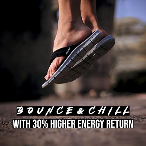 SOLETHREADS CULT | TruBounce | Shock Absorbent | lightweight | Skid Resistent | Super comfortable | Bounce back | Rugged Sole | Flip Flops for Men