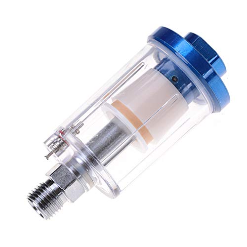 Paint Spray Gun Filter, Plastic Water Trap Air Line 1/4 Thread Mini Air Filter Spray Gun
