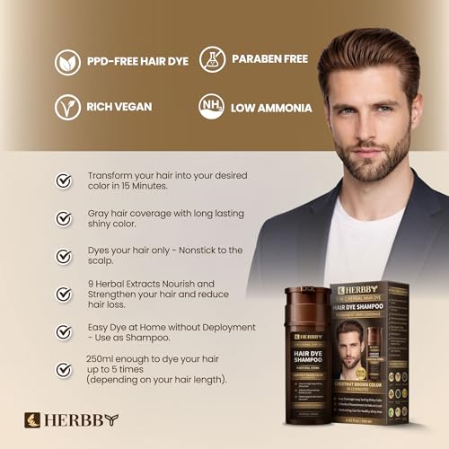 Shampoo Tinte HERBBY para Canas y Cambio de Color 250 ml miniatura 4