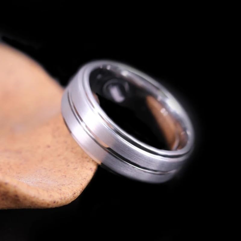 Image of SALTY ALPHA Hand Finger Ring for Men & Boys | Stainless Steel | Stylish & Minimal | Birthday Gift | Aesthetic Jewellery | Accessories for Everyday Wear | Gift for Diwali, Christmas, Marriage, Birthday