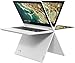 Lenovo Chromebook 2-in-1 Convertible Laptop, 11.6-Inch HD (1366 x 768) IPS Display, MediaTek MT8173C Processor, 4GB LPDDR3, 32GB eMMC, Chrome OS, Blizzard White, Choose Your eMMC