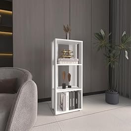 White Bookcase with 2...