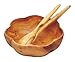 Pacific Merchants Acaciaware 12- by 4-Inch Acacia Wood Round Flared Serving/Salad Bowl