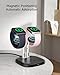 Dual Watch Charger with Fast Charging for Apple Watch, SwanScout 704A, 3-in-1 Wireless Charging Station Stand for Apple Watch Ultra 2/9/8/7/SE, Wireless Charger Dock for AirPods Pro 2/3/2 (Black)