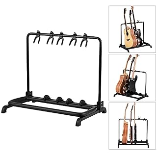 XUHE Support de Guitare 5 titulaires, Rack de vitrine de Guitare Universelle Pliable, Rack de Guitare de Plancher… - Les Beatles, Paul McCartney, John Lennon, RIngo Starr, George Harrison XUHE Support de Guitare 5 titulaires, Rack de vitrine de Guitare Universelle Pliable, Rack de Guitare de Plancher… – Image 4
