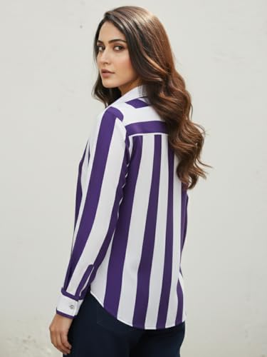 Image of GRECIILOOKS Shirts for Women - Korean Style Long Sleeve Oversized Button Down | Plus Size Workwear Top for Office & Casual Wear