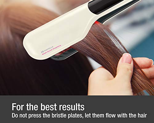 Havells HC4030 Detangler Ionic and Keratin Smooth Straightening Brush (White) - Image 6