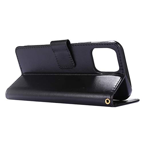 Capa C-Super Mall-UK para iPhone 12 Pro, capa para iPhone 12, capa carteira em relevo borboleta com