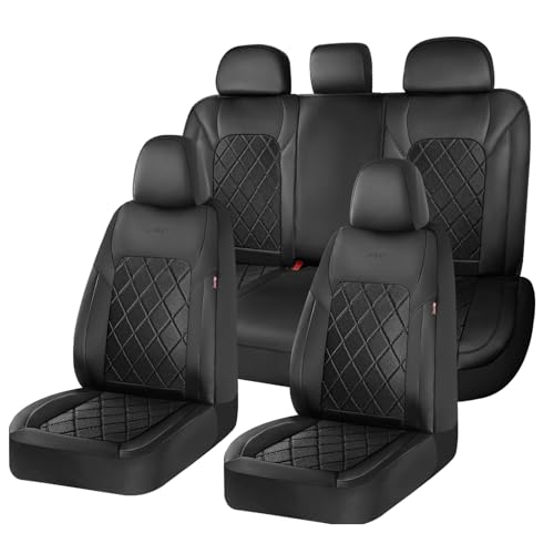 Image of Coverado Car Seat Covers, Seat Covers Full Set, 5 Seats Automotive Seat Cover, Mesh Breathable Seat Protectors, Universal Fit for Most Cars