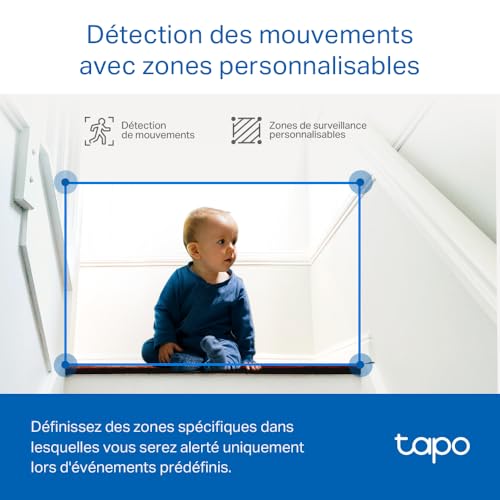 Image of Tapo C230 3K 5MP Security Camera Indoor 360, WLAN 2.4GHz, AI Detection, Night Vision, Motion Detection, 2-Way Audio, Compatible with Alexa and Google Assistant, MicroSD up to 512GB