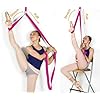 LEPOD Door Stretch Band - Get More Flexible with The Door Flexibility Trainer to Improve Leg Stretching - Perfect Home Equipment for Ballet, Dance and Gymnastic Exercise Taekwondo & MMA (Pink)