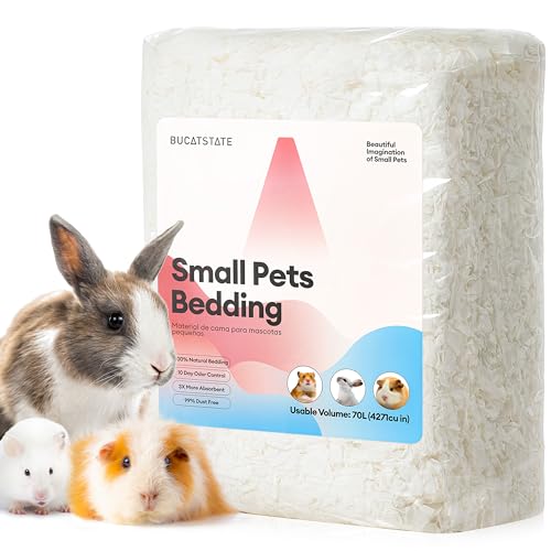 BUCATSTATE Litières pour Hamsters 70L, Super...