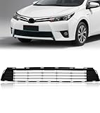TMNIFLEG Front Lower Bumper Grille Grill Compatible with Toyota Corolla 2011 2012 2013 ABS Direct Replacement Parts 5311202280 TO1036125