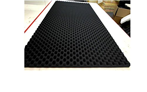 Convoluted Charcoal Egg Crate Acoustic Soundproofing Foam Panels (2) 82