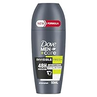 Dove MEN+CARE Invisible Antiperspirant Deodorant 48-hour sweat and odor protection Invisible Fresh Anti-white marks. Anti-yellow stains 50ml