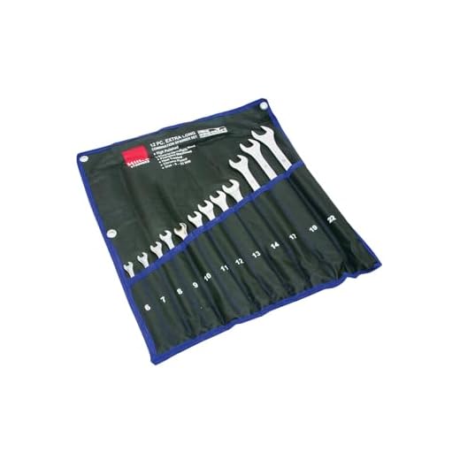 Hilka 17200602 Pro Craft metrisches Schraubenschlüssel-Set, langer Griff