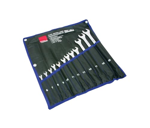 Hilka 17200602 Pro Craft Extra Long Comb Metric Spanner Set, Set of 12 Pieces