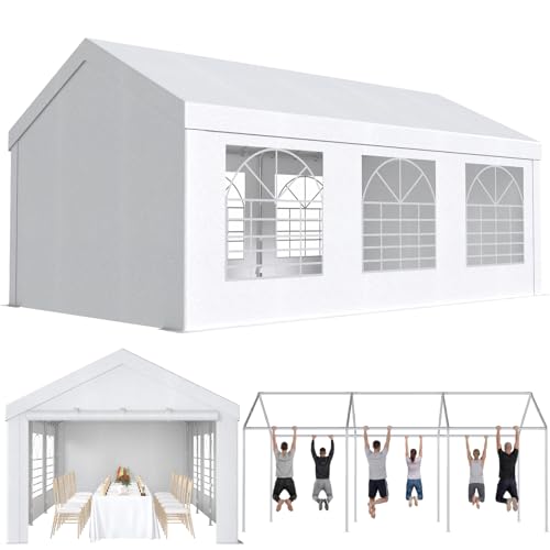 TRIUMPHKEY Partyzelt Pavillon 3x6 Wasserdicht Stabil, Gartenzelt...