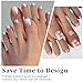 SWRITATSK Toe Nail Tips,French Press On Toenails For Women,120Pcs Press On Nails,Square Toe Nail Press Ons Toe Nails,12 Size French Nude Wearable Full Cover Fake Toenails,False Nails Gel Toe Nails
