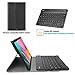 ProCase Galaxy Tab A 10.1 2019 Keyboard Case T510 T515 T517, Slim Shell Lightweight Cover with Magnetically Detachable Wireless Keyboard for Galaxy Tab A 10.1 Inch SM-T510 SM-T515 SM-T517 2019 -Black