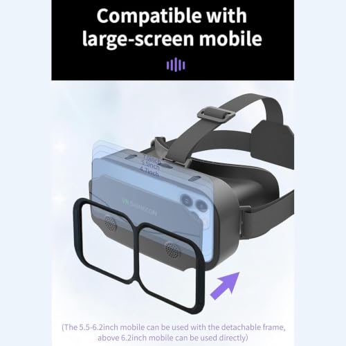 Image of TMY Three D Virtual Reality Glasses Three D Virtual Reality Helmet Movies Game|Smartphone VR Headsets|Consumer Electronics (1305) (TMY10)