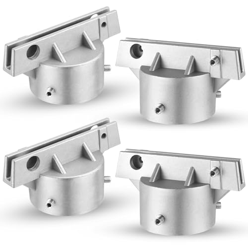Hicarer 4 Pcs Street Name Sign Bracket for 2 3/8