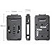 YCYU 2-Pack Knife Belt Clip Outdoor Loops Gun Blade Sheath Tool Lock with Mounting Hardware, Mag Pouches Sheath Holster, Universal Utility EDC Belt Clip Camping DIY Clip Gun Holsters(Black)