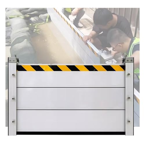Barreras contra inundaciones de aluminio reutilizables panel de agua modular exterior 0,4m 2