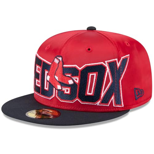 New Era Boston Red Sox 59FIFTY Bold Satin 2Tone Fitted Cap miniatura 1