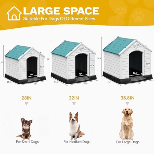 Dwvo MADWVJPEDL Large Plastic Dog House thumb #4