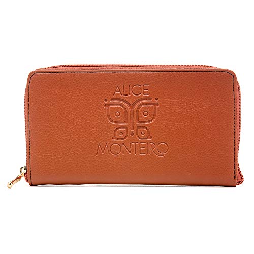 Kit De Bolsa + Nécessaire + Carteira Lisboa Alice Monteiro Cor:Laranja