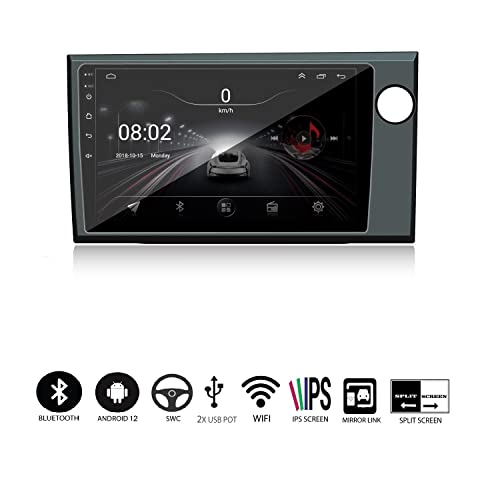 Image of AUTO SNAP 9 Inches 22cm Touch Screen Android Gorilla Glass IPS Display Car Stereo with 2GB RAM /16 GB ROM GPS /Wi-Fi /Navigation /Steering Wheel Controls Mirror Link Compatible for Honda BRV 2016 Onward