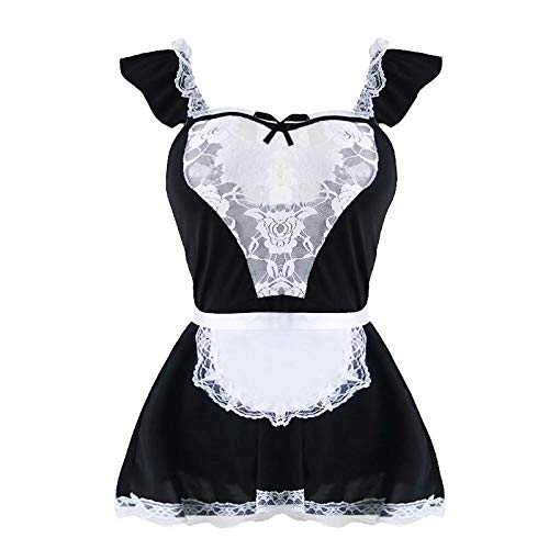 OtherLingerie Lace Dress Cosplay Underwear Perspective Costumes Babydoll foe Women